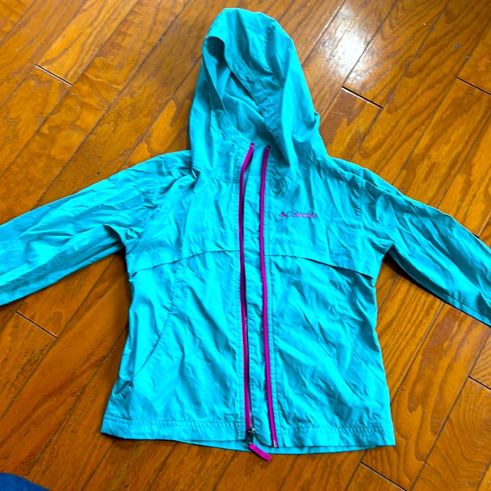 Girls Columbia rain jacket